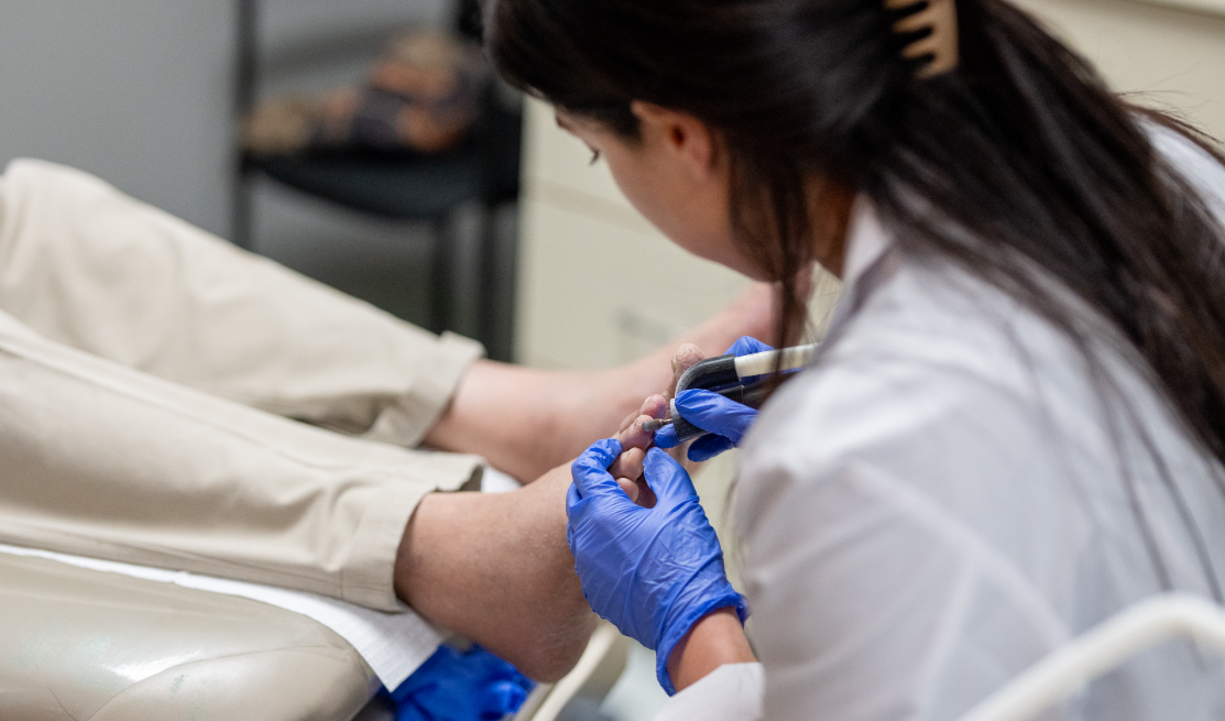 CT podiatric doctor treating ingrown toenails